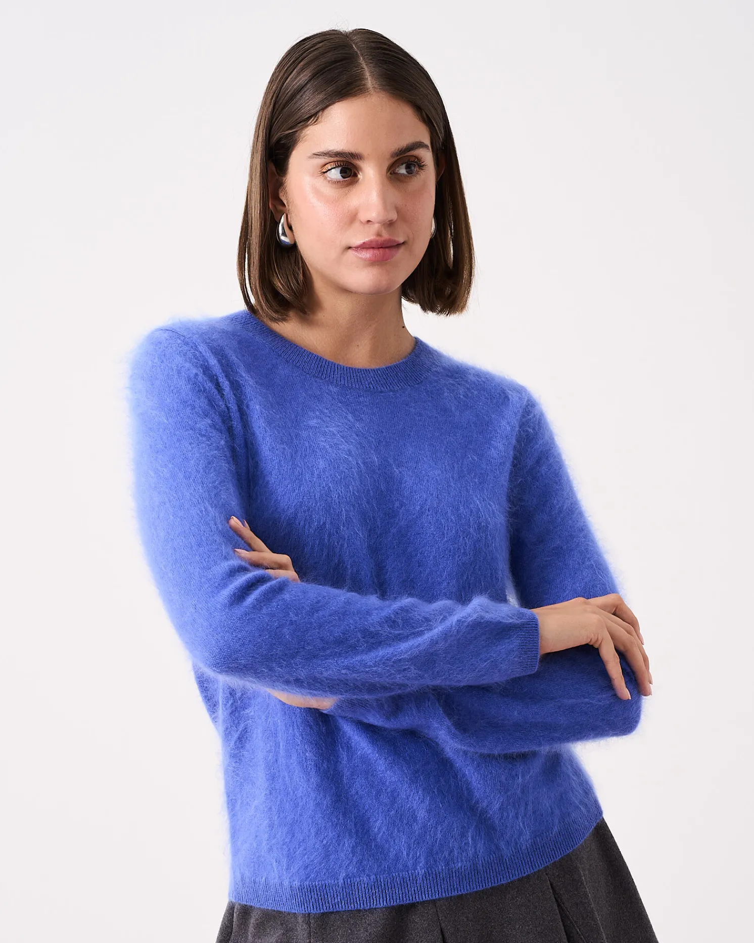 Absolut Cashmere Clare<DAMES Ronde Hals|100% Kasjmier