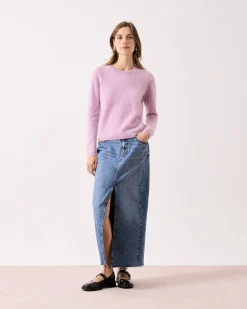 Absolut Cashmere Clare<DAMES Ronde Hals|100% Kasjmier