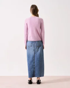 Absolut Cashmere Clare<DAMES Ronde Hals|100% Kasjmier