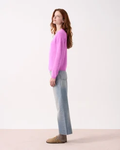 Absolut Cashmere Clare<DAMES Ronde Hals|100% Kasjmier