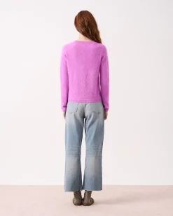 Absolut Cashmere Clare<DAMES Ronde Hals|100% Kasjmier