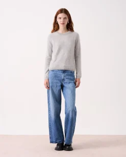 Absolut Cashmere Clare<DAMES Ronde Hals|100% Kasjmier