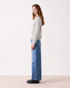 Absolut Cashmere Clare<DAMES Ronde Hals|100% Kasjmier