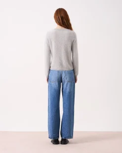 Absolut Cashmere Clare<DAMES Ronde Hals|100% Kasjmier