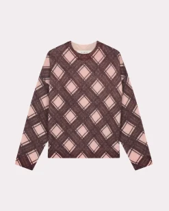 Absolut Cashmere Clarke<DAMES Ronde Hals|Geborsteld Kasjmier