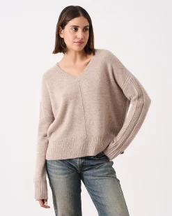 Absolut Cashmere Claudie<DAMES V-Hals|100% Kasjmier