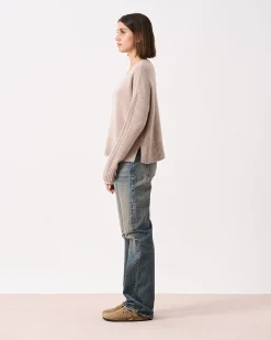 Absolut Cashmere Claudie<DAMES V-Hals|100% Kasjmier