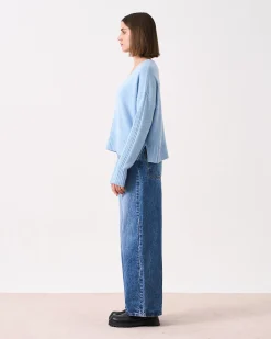 Absolut Cashmere Claudie<DAMES V-Hals|100% Kasjmier
