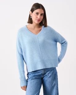 Absolut Cashmere Claudie<DAMES V-Hals|100% Kasjmier