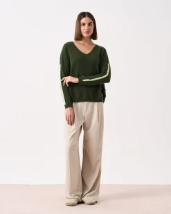 Absolut Cashmere Dunmore<DAMES V-Hals|100% Kasjmier
