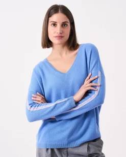 Absolut Cashmere Dunmore<DAMES V-Hals|100% Kasjmier
