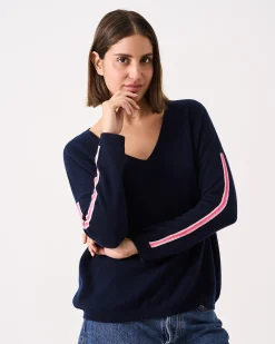 Absolut Cashmere Dunmore<DAMES V-Hals|100% Kasjmier