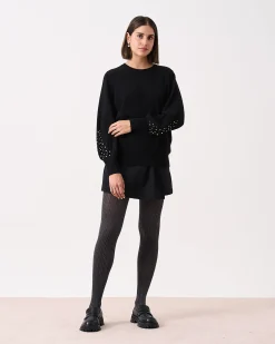 Absolut Cashmere Joy Sparkles<DAMES Ronde Hals