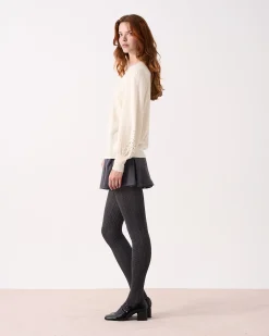 Absolut Cashmere Joy Sparkles<DAMES Ronde Hals