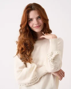Absolut Cashmere Joy Sparkles<DAMES Ronde Hals