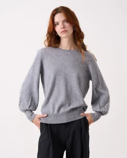 Absolut Cashmere Joy Sparkles<DAMES Ronde Hals