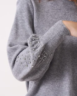 Absolut Cashmere Joy Sparkles<DAMES Ronde Hals