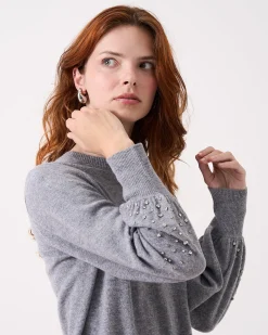 Absolut Cashmere Joy Sparkles<DAMES Ronde Hals