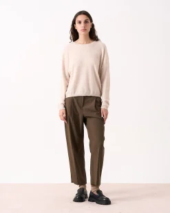 Absolut Cashmere Kaira<DAMES Ronde Hals|100% Kasjmier
