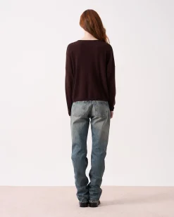 Absolut Cashmere Kaira<DAMES Ronde Hals|100% Kasjmier