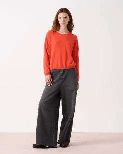 Absolut Cashmere Kaira<DAMES Ronde Hals|100% Kasjmier