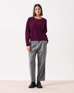 Absolut Cashmere Kaira<DAMES Ronde Hals|100% Kasjmier