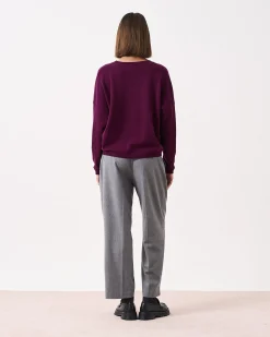 Absolut Cashmere Kaira<DAMES Ronde Hals|100% Kasjmier