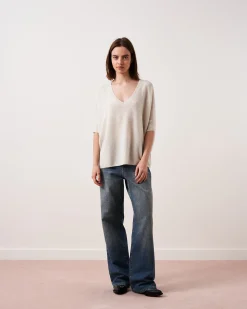Absolut Cashmere Kate<DAMES V-Hals|100% Kasjmier