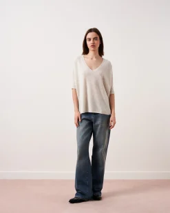 Absolut Cashmere Kate<DAMES V-Hals|100% Kasjmier