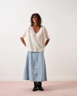 Absolut Cashmere Kate<DAMES V-Hals|Poncho'S