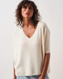 Absolut Cashmere Kate<DAMES V-Hals|Poncho'S