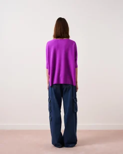 Absolut Cashmere Kate<DAMES V-Hals|Poncho'S
