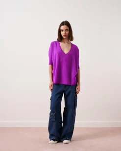 Absolut Cashmere Kate<DAMES V-Hals|Poncho'S