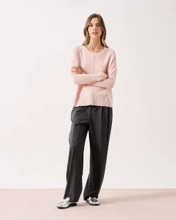 Absolut Cashmere Kenza<DAMES Ronde Hals|100% Kasjmier