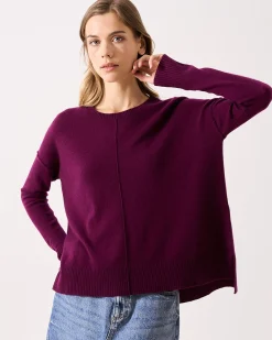 Absolut Cashmere Kenza<DAMES Ronde Hals|100% Kasjmier