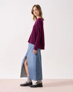 Absolut Cashmere Kenza<DAMES Ronde Hals|100% Kasjmier