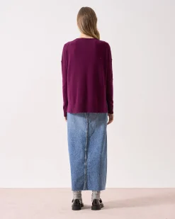 Absolut Cashmere Kenza<DAMES Ronde Hals|100% Kasjmier