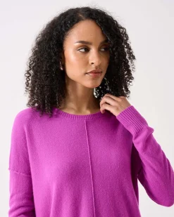 Absolut Cashmere Kenza<DAMES Ronde Hals|100% Kasjmier
