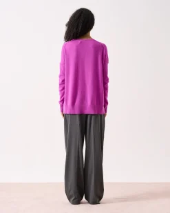 Absolut Cashmere Kenza<DAMES Ronde Hals|100% Kasjmier