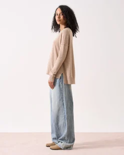 Absolut Cashmere Kenza<DAMES Ronde Hals|100% Kasjmier