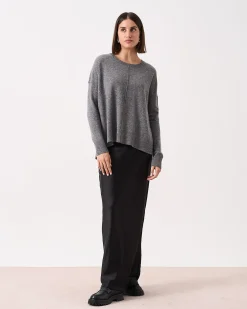 Absolut Cashmere Kenza<DAMES Ronde Hals|100% Kasjmier