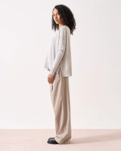 Absolut Cashmere Kenza<DAMES Ronde Hals|100% Kasjmier
