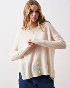 Absolut Cashmere Kenza<DAMES Ronde Hals|100% Kasjmier