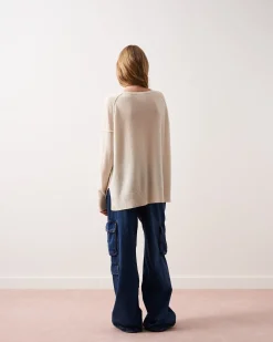 Absolut Cashmere Kenza<DAMES Ronde Hals|100% Kasjmier