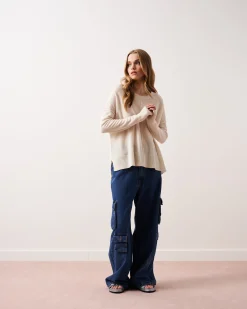 Absolut Cashmere Kenza<DAMES Ronde Hals|100% Kasjmier