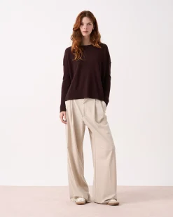 Absolut Cashmere Kenza<DAMES Ronde Hals|100% Kasjmier