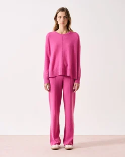 Absolut Cashmere Kenza<DAMES Ronde Hals|100% Kasjmier