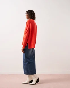 Absolut Cashmere Kenza<DAMES Ronde Hals|100% Kasjmier