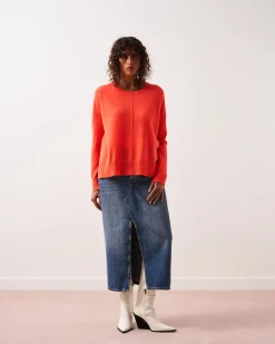 Absolut Cashmere Kenza<DAMES Ronde Hals|100% Kasjmier