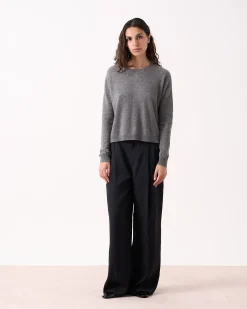 Absolut Cashmere Lisa<DAMES Ronde Hals|100% Kasjmier
